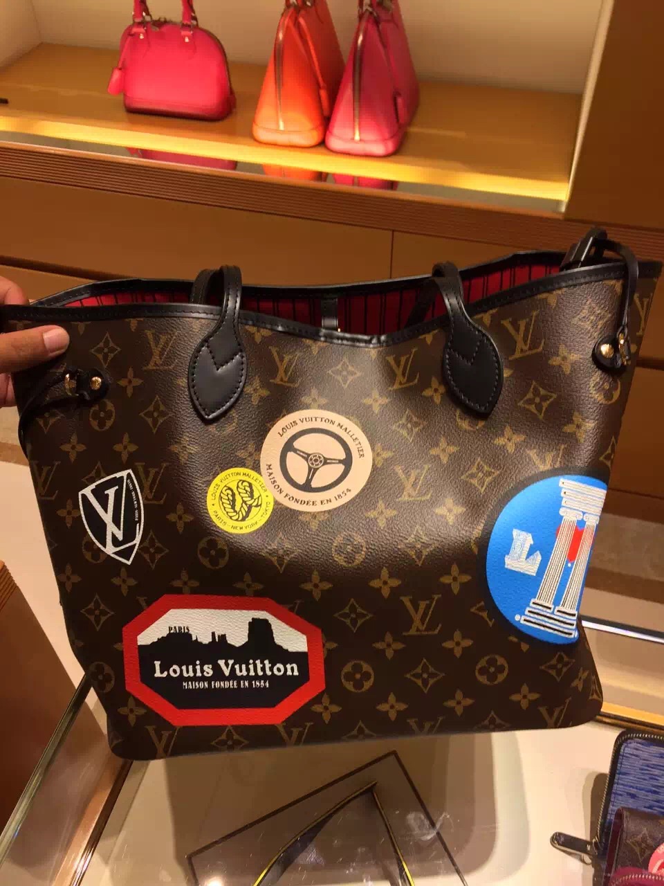 Louis Vuitton Monogram Neverfull World Tour Bag M42844